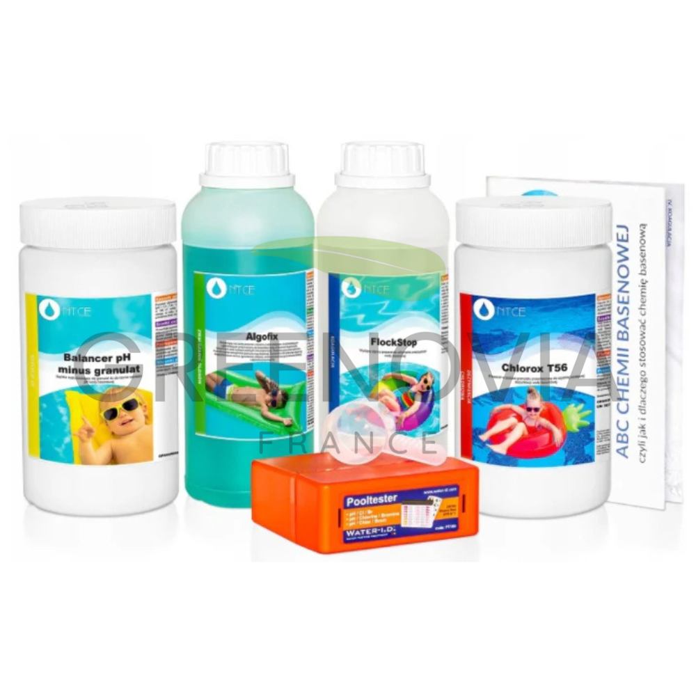 Kit Produits Piscine 5-en-1 – Entretien Complet de l’Eau