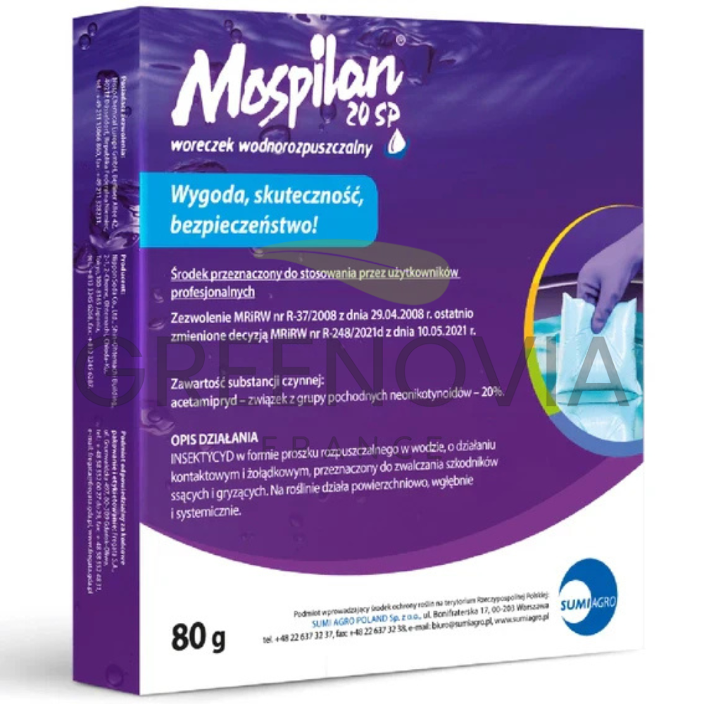Mospilan 20 SP Sumi Agro 80g – Insecticide Acétamipride Professionnel